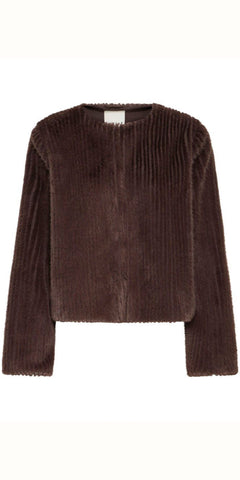 ICHI CIKORA Jacket in Shale