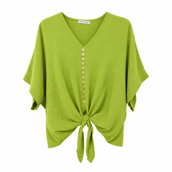 Button Up Tie Top (various colours)