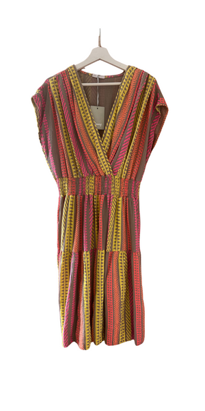 Aztec Print Short Dress
