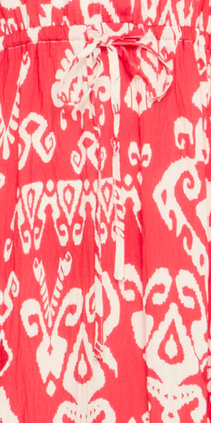 b young JASMINA Long Dress in Flame Scarlett