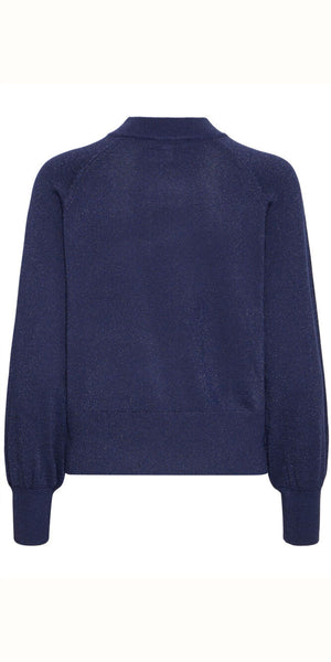 b young MOBBE Jumper in Evening Blue
