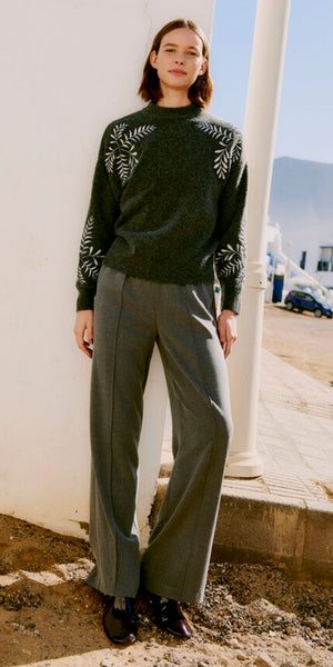 B Young MAGGE Embroidered Jumper