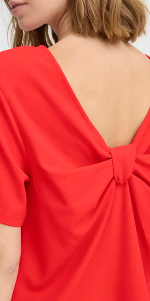 ICHI MATINE Top in Racing Red