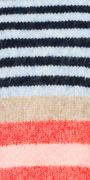 PULZ ABENA Striped Pullover