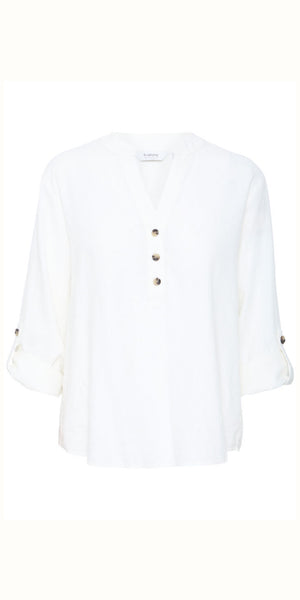 b young FALAKKA Shirt in Marshmallow