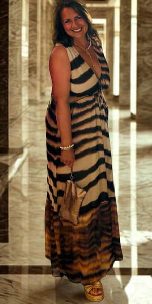 ACCESS Tiger Print Dress