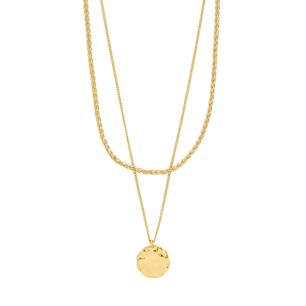 Pilgrim DECLAN Necklace 2-in-1 Set in Gold - TheSecretCloset.Boutique