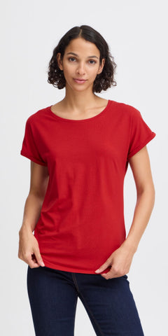 b young PAMILA T Shirt in Poinsettia