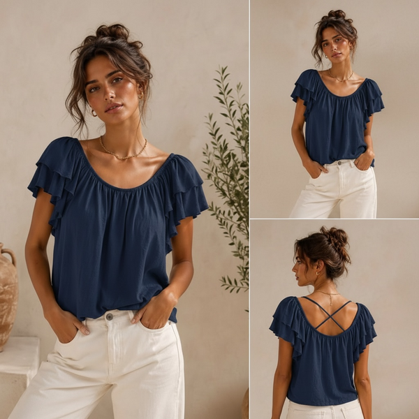 KYLIE Crossback Top (various colours)