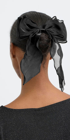 b young VIOLETTA Bow in True Black