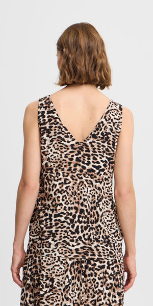 b young JOELLA Top in Birch Leopard