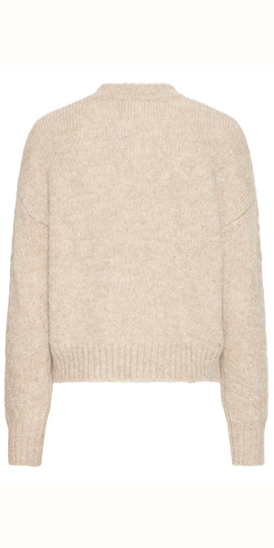 b young ONORMA Jumper in Oatmeal Melange