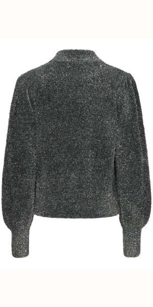 PULZ BLAIR Pullover in Dark Grey
