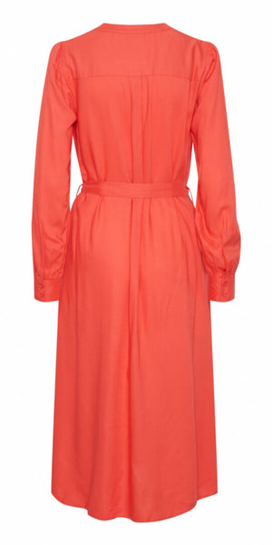 b young JOSA Long Shirt Dress in Cayenne