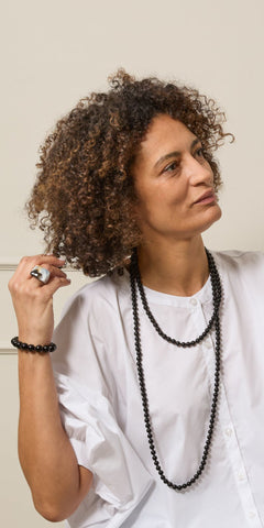 CHALK WHITSTABLE Necklace in Black (Pre order)