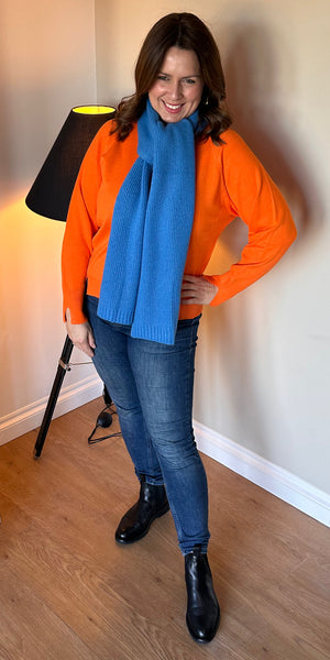 ICHI BOSTON Knit in Persimmon Orange