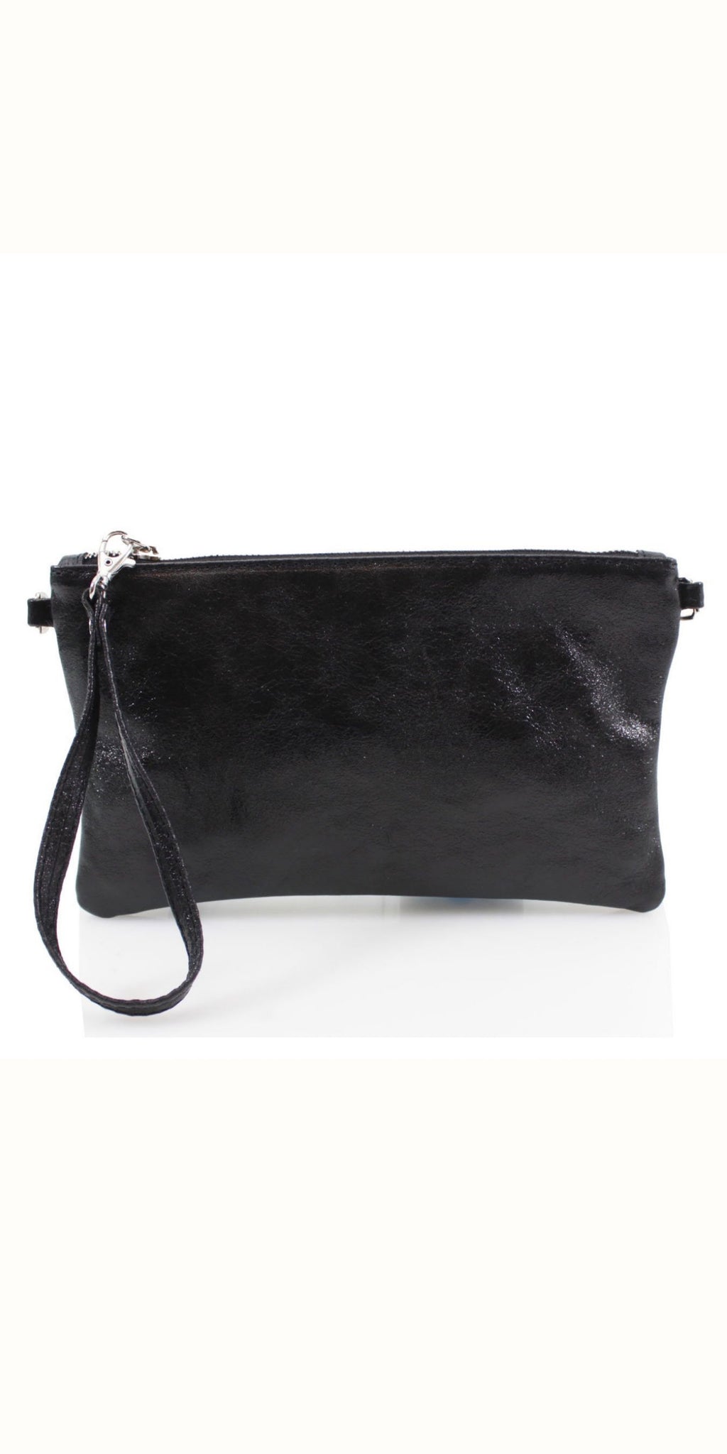 Metallic Leather Multi-way Bag