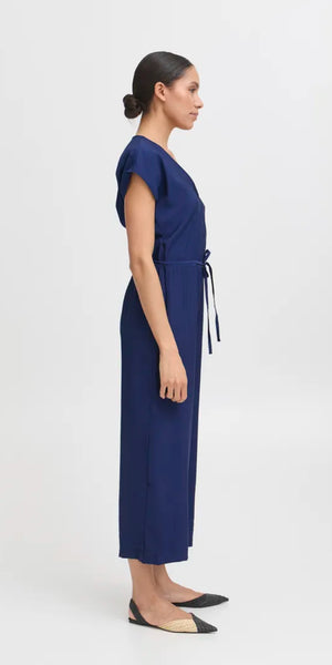 b young HAILEY Jumpsuit in Medieval Blue (pre-order)