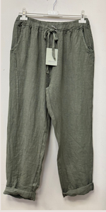 Linen Slouch Trousers