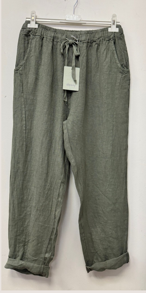Linen Slouch Trousers