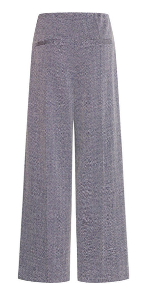 LICHI KATE Jacquard Pants in Patriot Blue