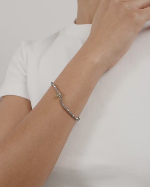 Pilgrim INDIE Bracelet in Light Grey - TheSecretCloset.Boutique