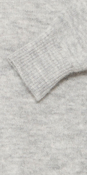 b young MONNA Roll Neck in Mid Grey Melange