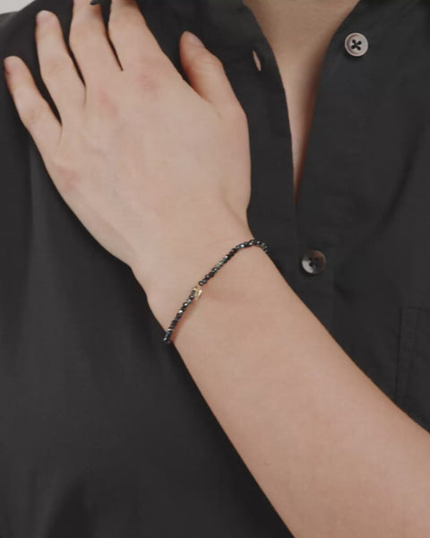 Pilgrim INDIE Bracelet in Dark Grey - TheSecretCloset.Boutique