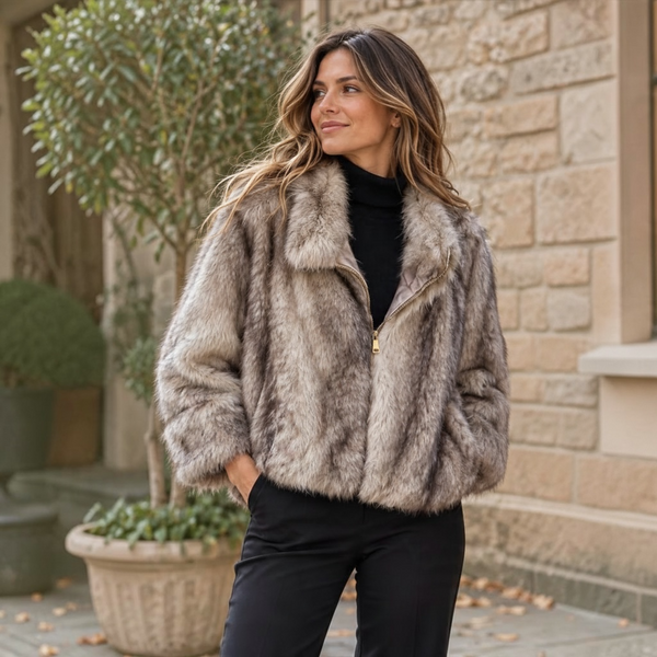Luxe Faux Fur Jacket (various colours) - TheSecretCloset.Boutique