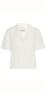 ICHI PALMIE Shirt in Cloud Dancer