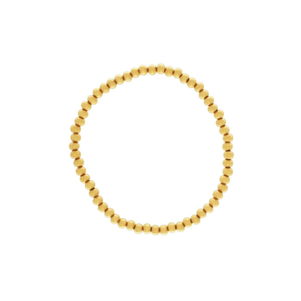 PASSION waterproof Ball Stretch Bracelet in Gold - TheSecretCloset.Boutique