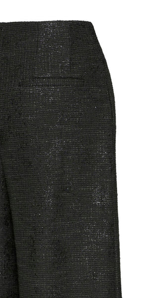 ICHI KATE Gleam Wide Pants in Black