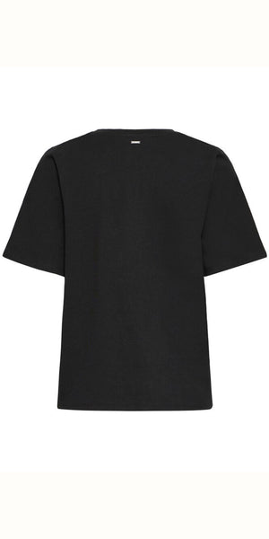 PULZ KADEN T Shirt in Black Beauty