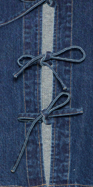 b young LUKAN Shirt in Dark Blue Denim