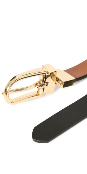 b young WESSY Reversible Belt in Meteorite/Brown