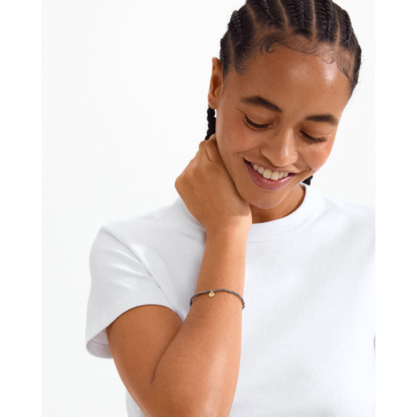 Pilgrim INDIE Bracelet in Light Grey - TheSecretCloset.Boutique