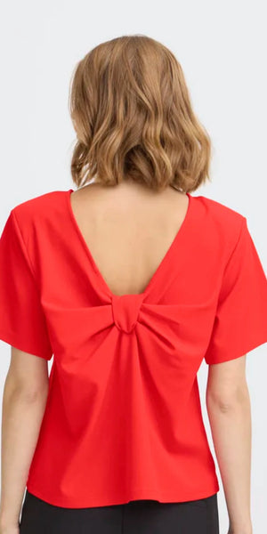 ICHI MATINE Top in Racing Red