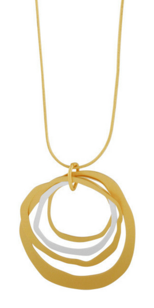 ELYSIAN Adjustable 2 Tone Necklace in Gold