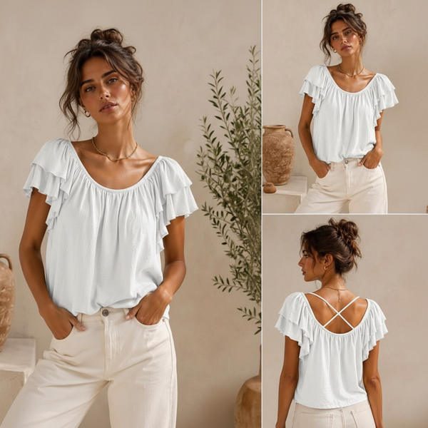 KYLIE Crossback Top (various colours)