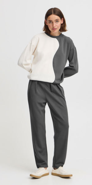 b young TULLAS Pants in Asphalt