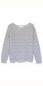 B-Yu Sky Blue Sparkle Knit