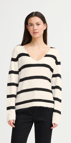 ICHI KAMARA Long Sleeve Knit in Meteorite