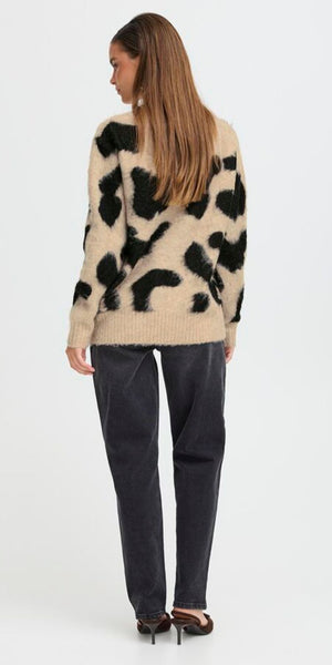 b young MINYAX Jumper in Humus Mix