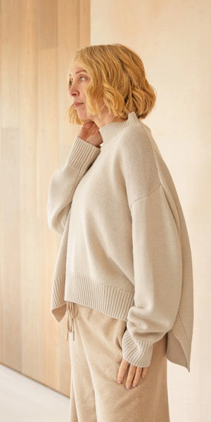 CHALK DOLLY Jumper in Oatmeal
