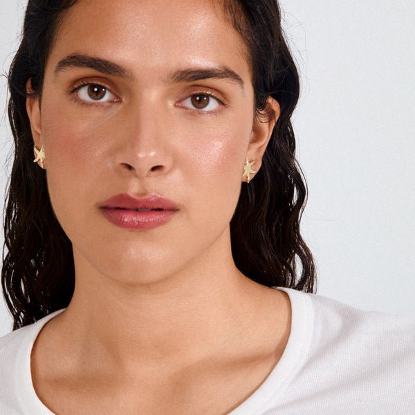 Pilgrim PRISM Earrings in Gold - TheSecretCloset.Boutique