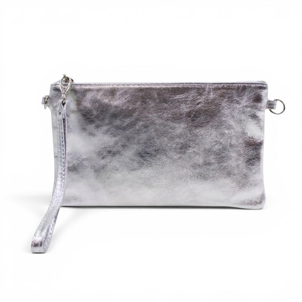 Metallic Leather Multi-way Bag