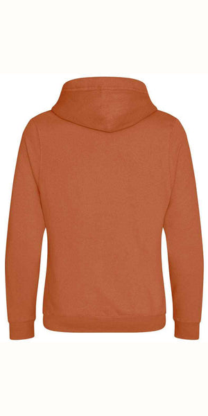 Cosy Cross Neck Hoodie in Ginger Biscuit