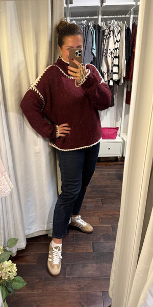 Blanket Stitch Knit