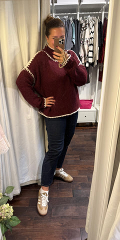 Blanket Stitch Knit