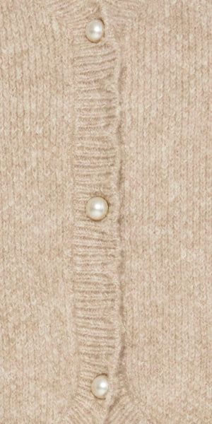 b young NADIKA Vest in String Melange